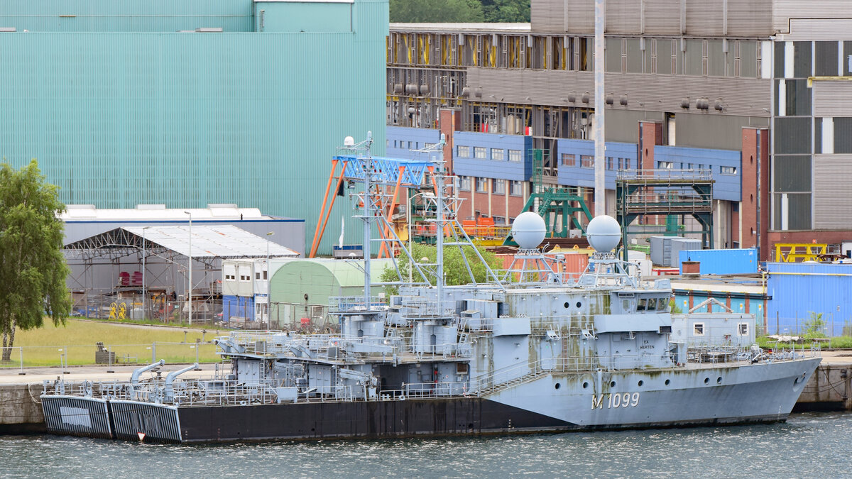 M 1099 ex HERTEN am 13.06.2022 in Kiel