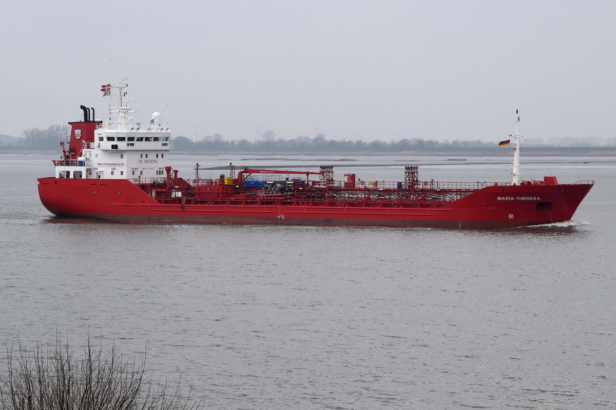 MARIA THERESA , Tanker , IMO 9228590 , Baujahr 2002 , 92 x 14m , 13.03.2016 Grünendeich