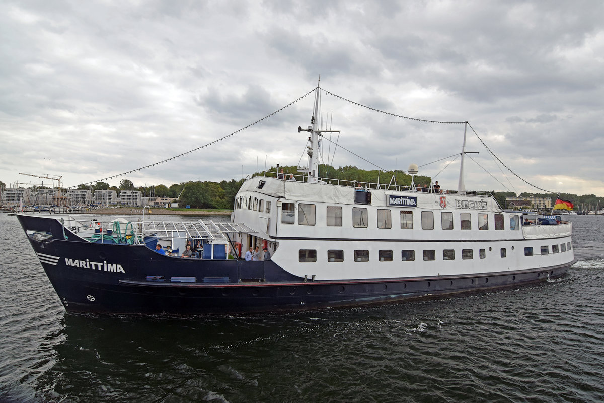 MARITTIMA am 20.9.2018 im Hafen von Lübeck-Travemünde