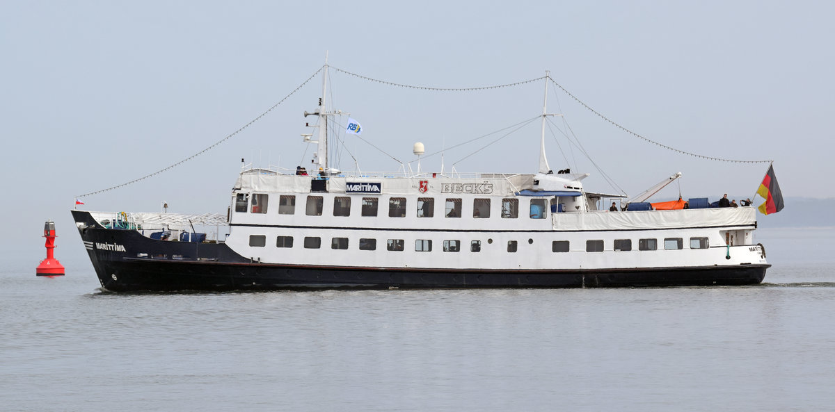 MARITTIMA (IMO 5315412) am 25.03.2018 vor Lübeck-Travemünde