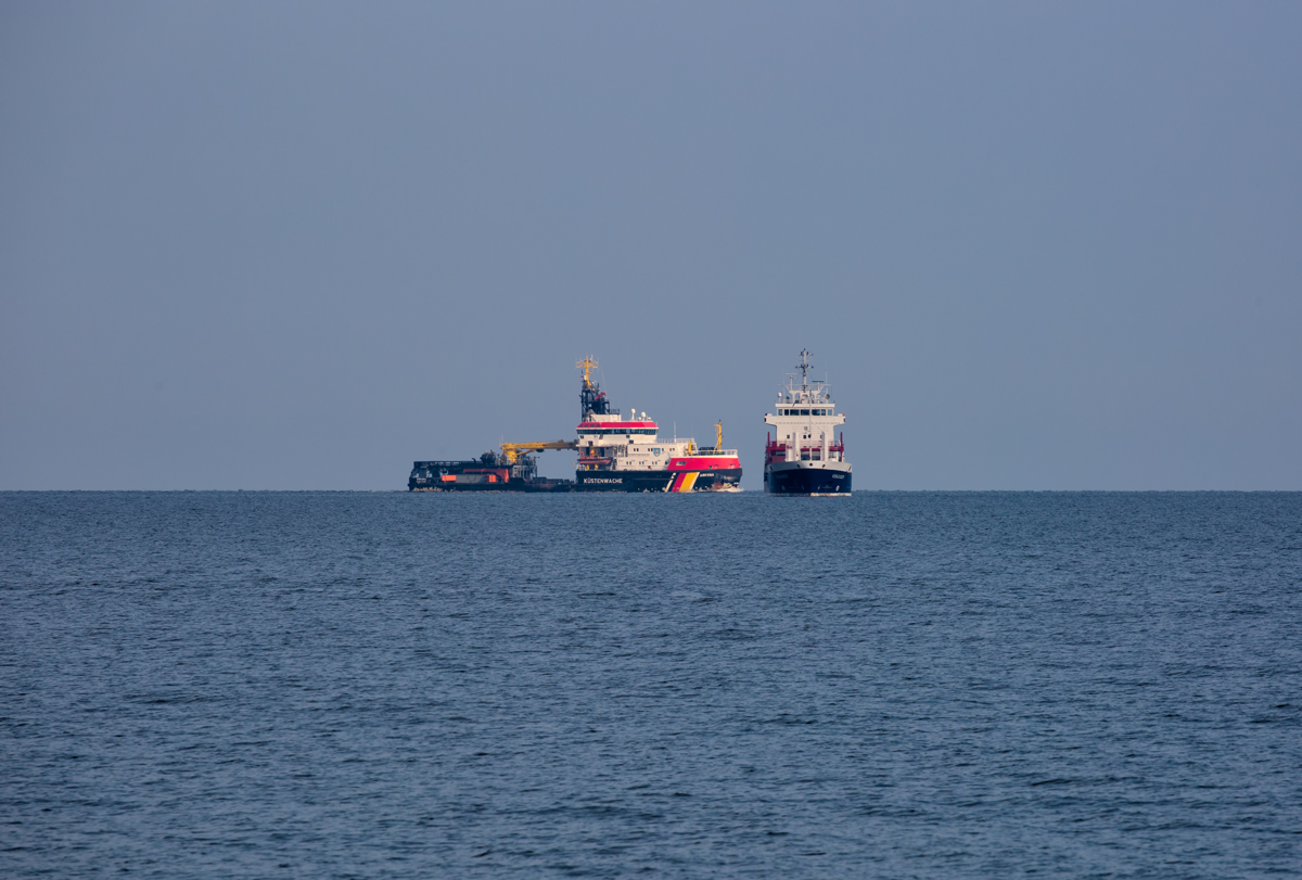 Mehrzweckschiff ARKONA vor Sassnitz. - 29.07.2016