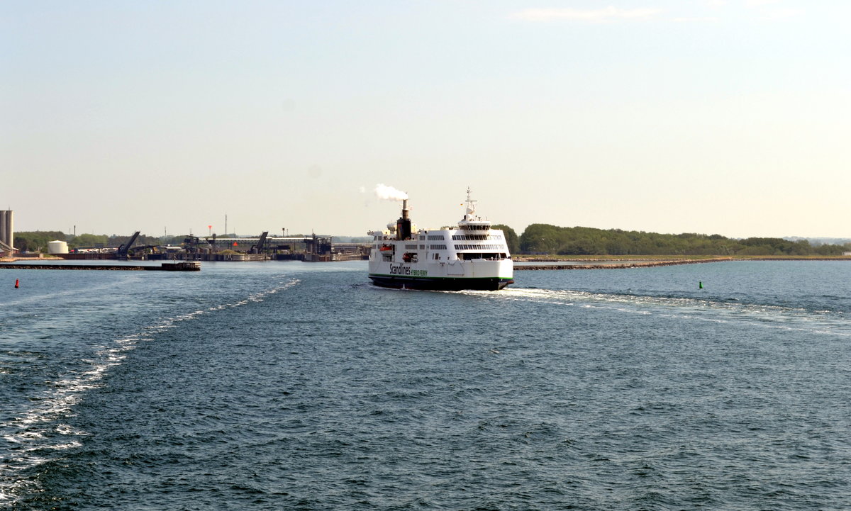 M/F Prins Richard einlaufend in Rödbyhavn am 06.06.2019.