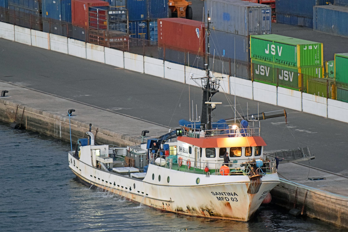 MFD 03 SANTINA am 26.01.2018 im Hafen von Arrecife / Lanzarote