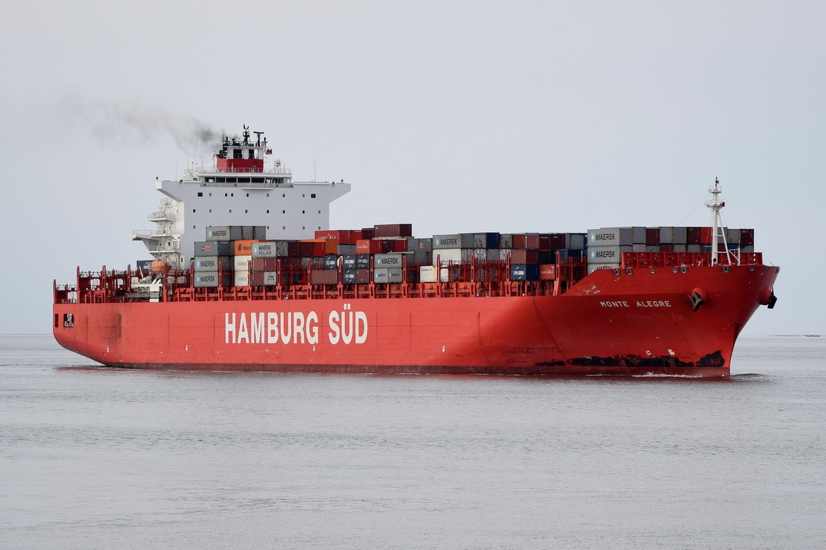 MONTE ALEGRE , Containerschiff , IMO 9348065 , Baujahr 2008 , 5552 TEU , 272 x 40m , 15.05.2017  Cuxhaven
    