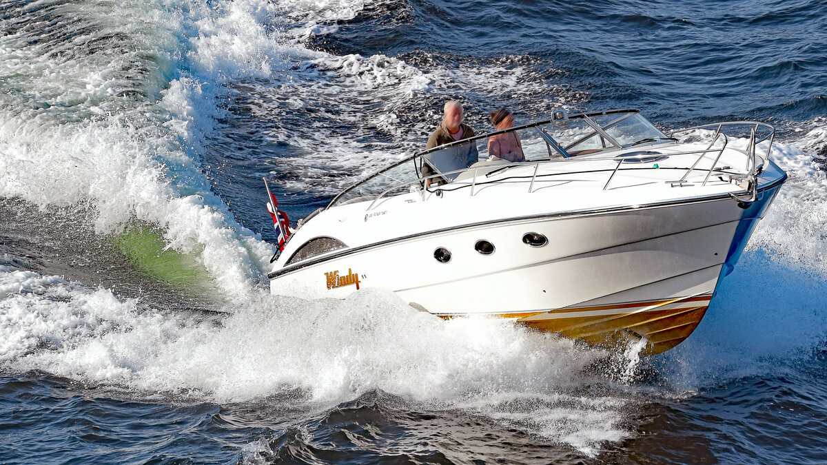 Motorboot WINDY am 18.7.2021 im Oslofjord