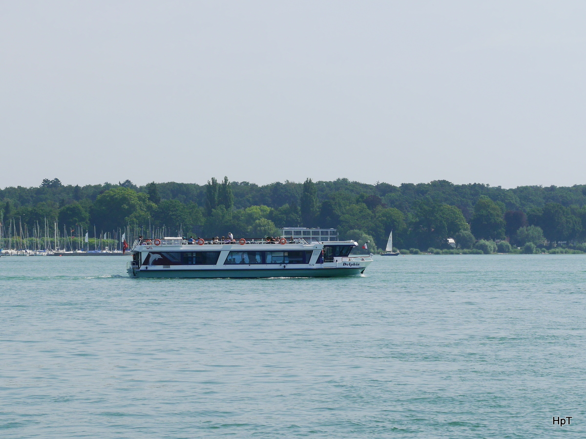 MS Delphin unterwegs vor Konstanz am 12.07.2015