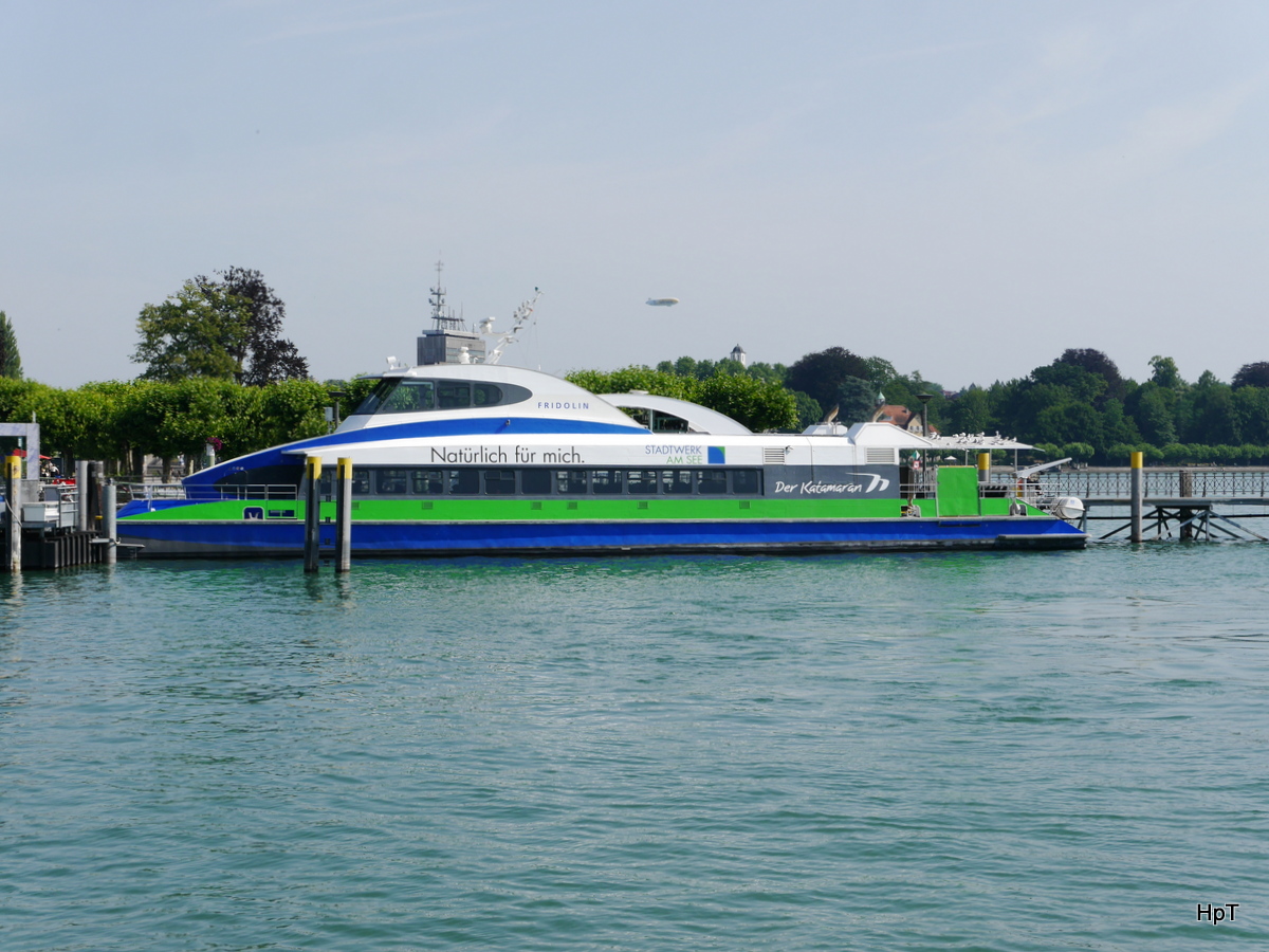 MS Fridolin im Hafen von Konstanz am 12.07.2015