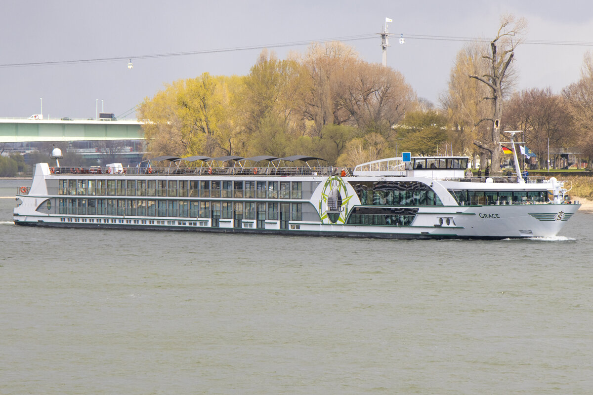 MS GRACE (ENI: 07002029) auf dem Rhein in K�ln am 26.03.2026