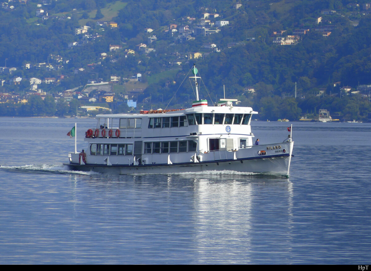 MS MILANO unterwegs bei den Isola di Brissago auf dem Lago Maggiore am 29.09.2021