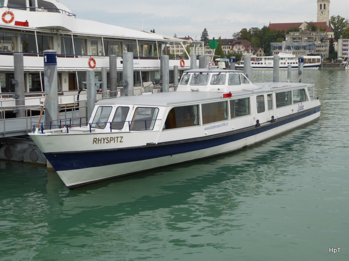 MS Rhyspitz im Hafen von Romanshorn am 22.09.2015