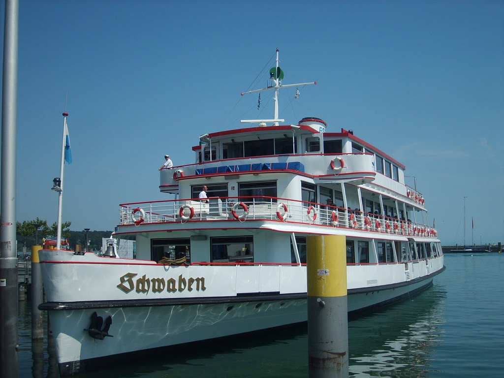 MS Schwaben - im Hafen von Konstanz - am 16-Juli-2015