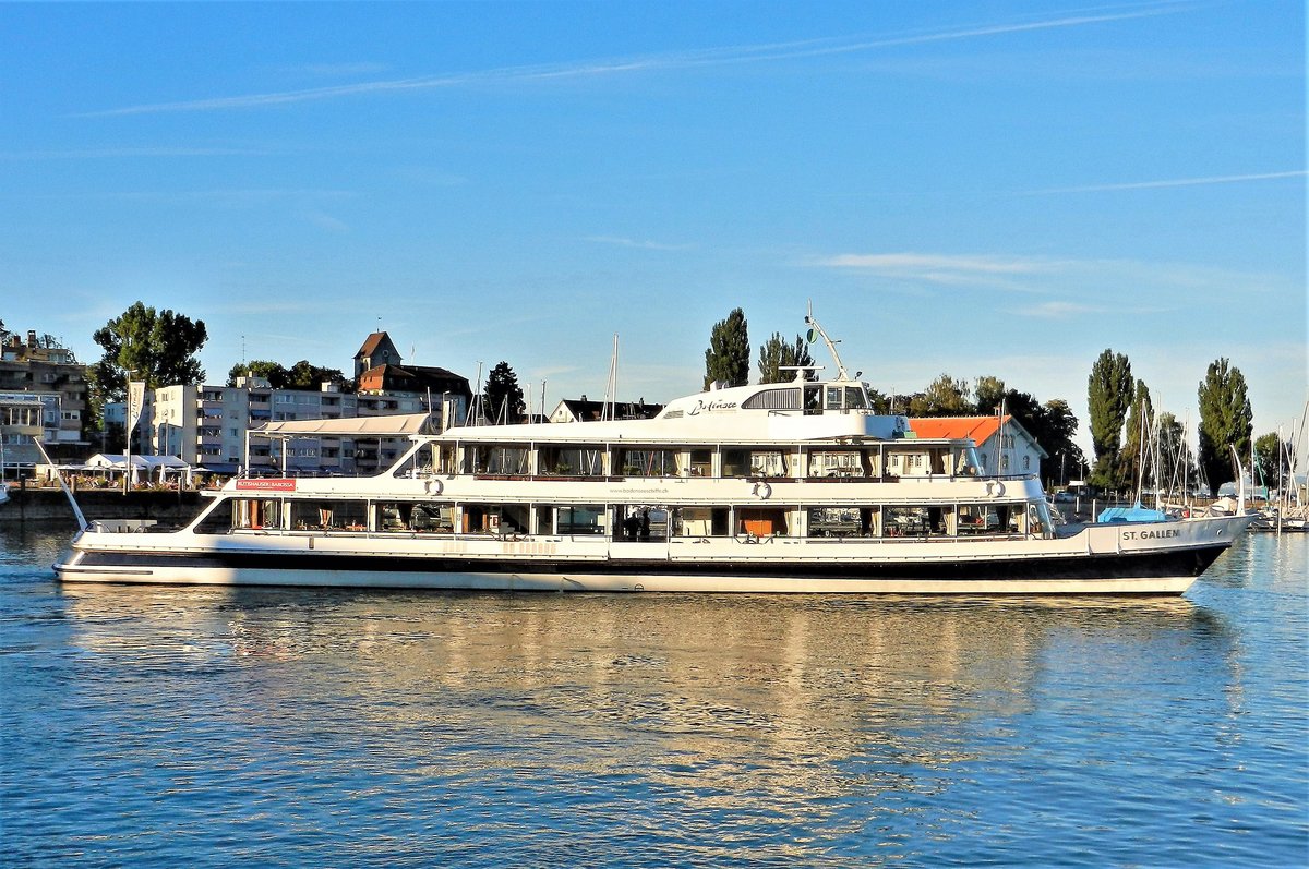 MS ST. GALLEN im Heimathafen Romanshorn. Baujahr 1967 - 03.09.2013