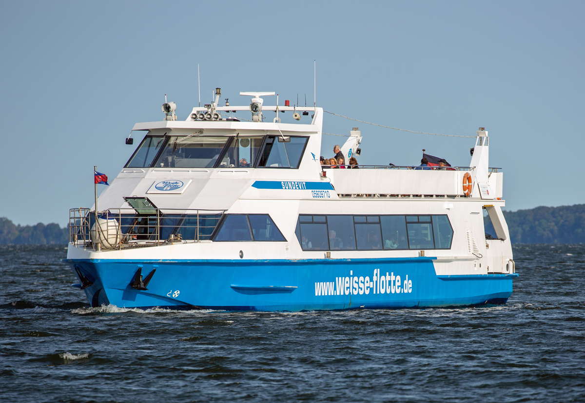 MS SUNDEVIT auf dem Rügischen Bodden vor Lauterbach. - 05.09.2021
