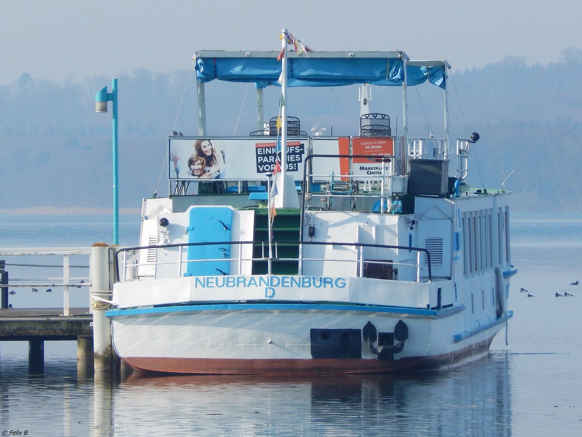  Mudder Schulten  auf dem Tollensesee in Neubrandenburg am 11.03.2018