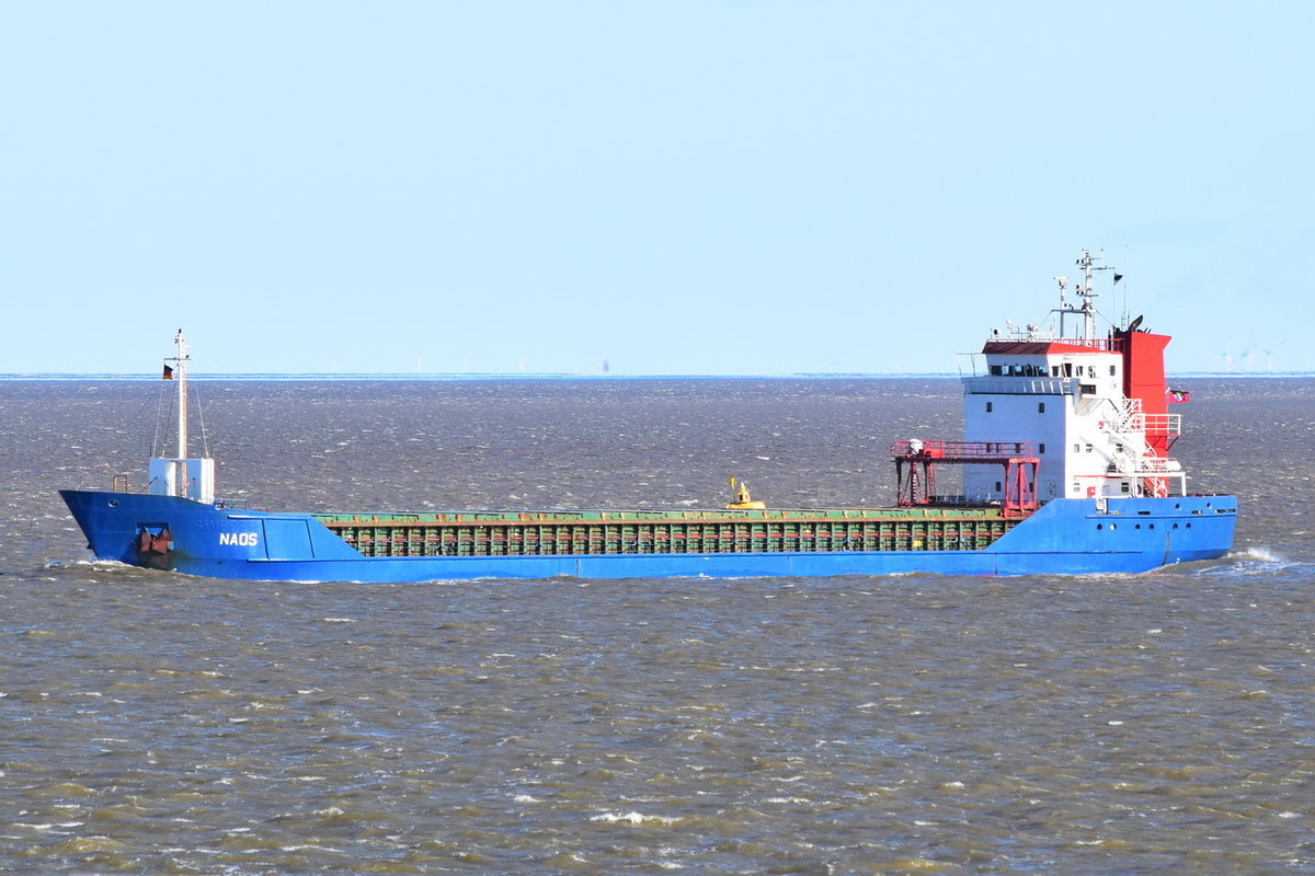 NAOS , General Cargo , IMO 9136137 , Baujahr 1996 ,  90.46 x 13.2 m , 21.03.2020 , Cuxhaven