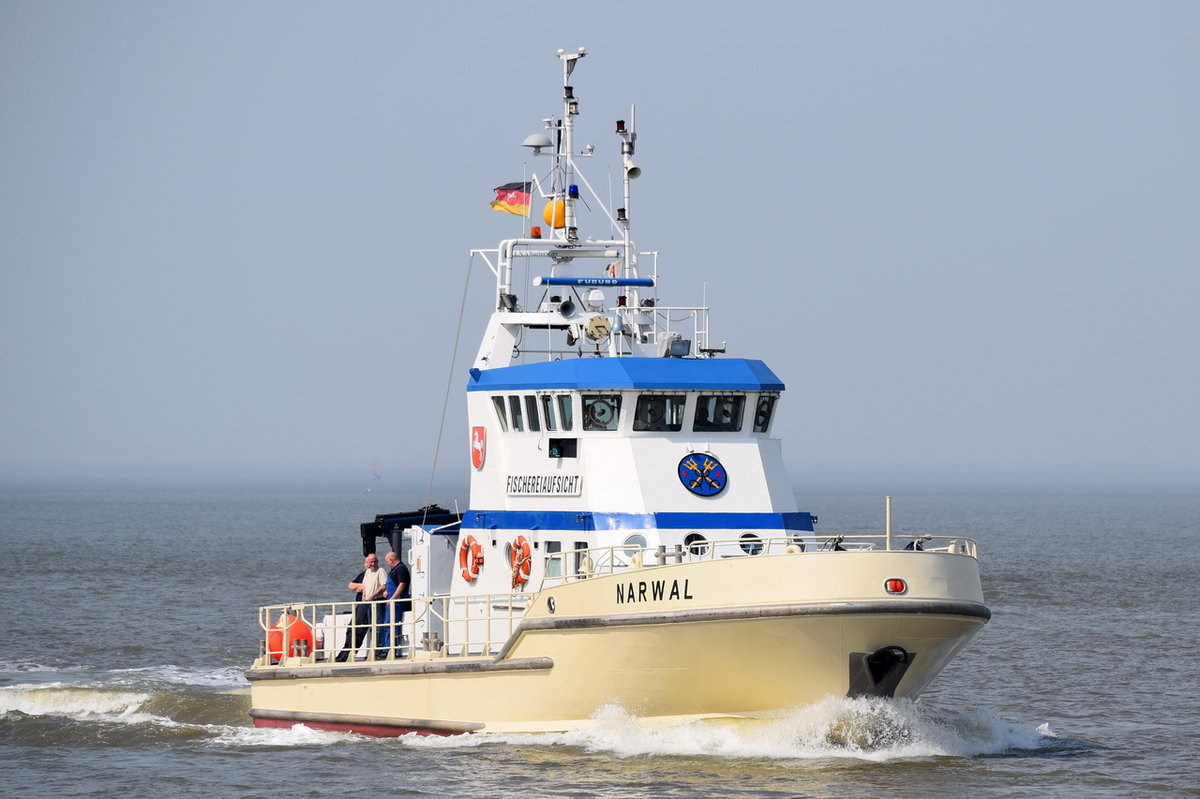 NARWAL , Fischereiaufsicht , MMSI 211283160 , 23 × 6m , 17.05.2017  Cuxhaven