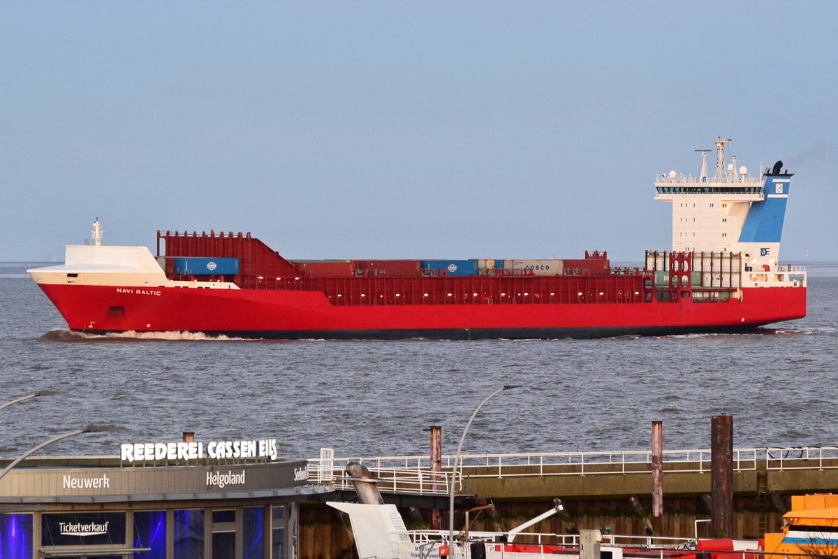 NAVI BALTIC , Feederschiff , IMO 9386718 , 1421 TEU , Baujahr 2009 , 168.11 x 27.04 m , 20.03.2020 , Cuxhaven