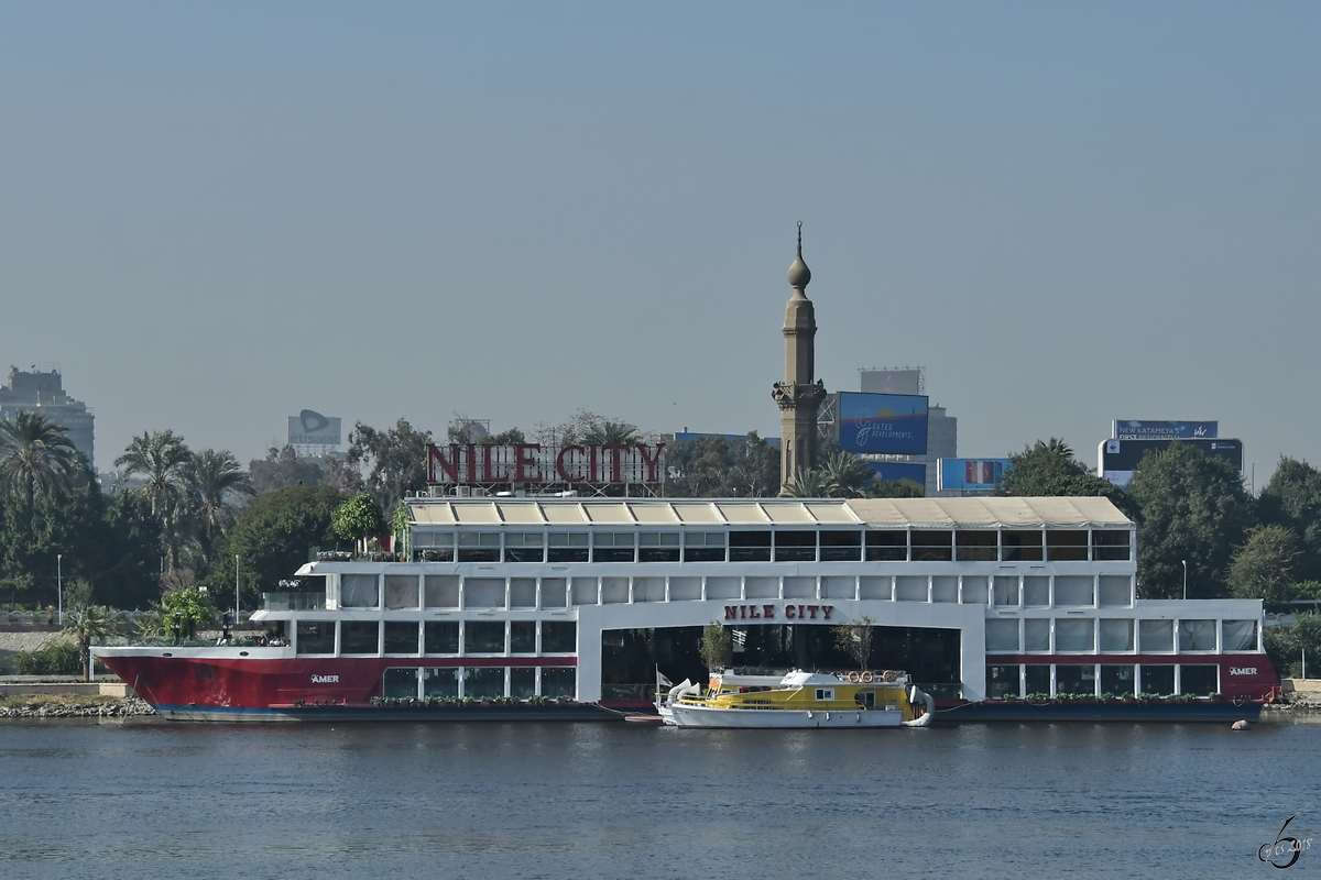  Nile City  im Dezember 2018 auf dem Nil in Kairo.