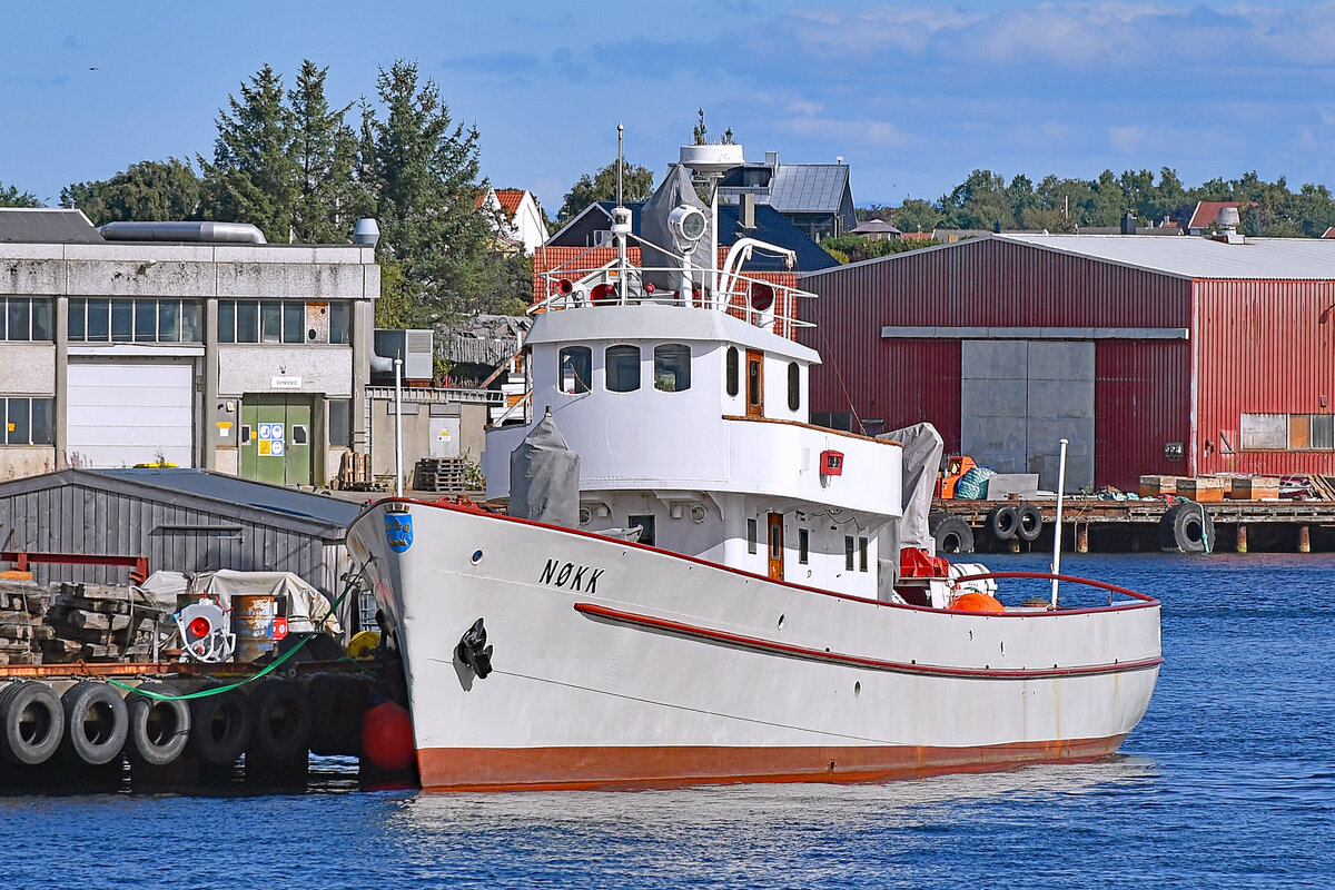 NOKK bzw. «Nøkk» (IMO 8881319) am 05.09.2022 im Hafen von Stavanger / Norwegen