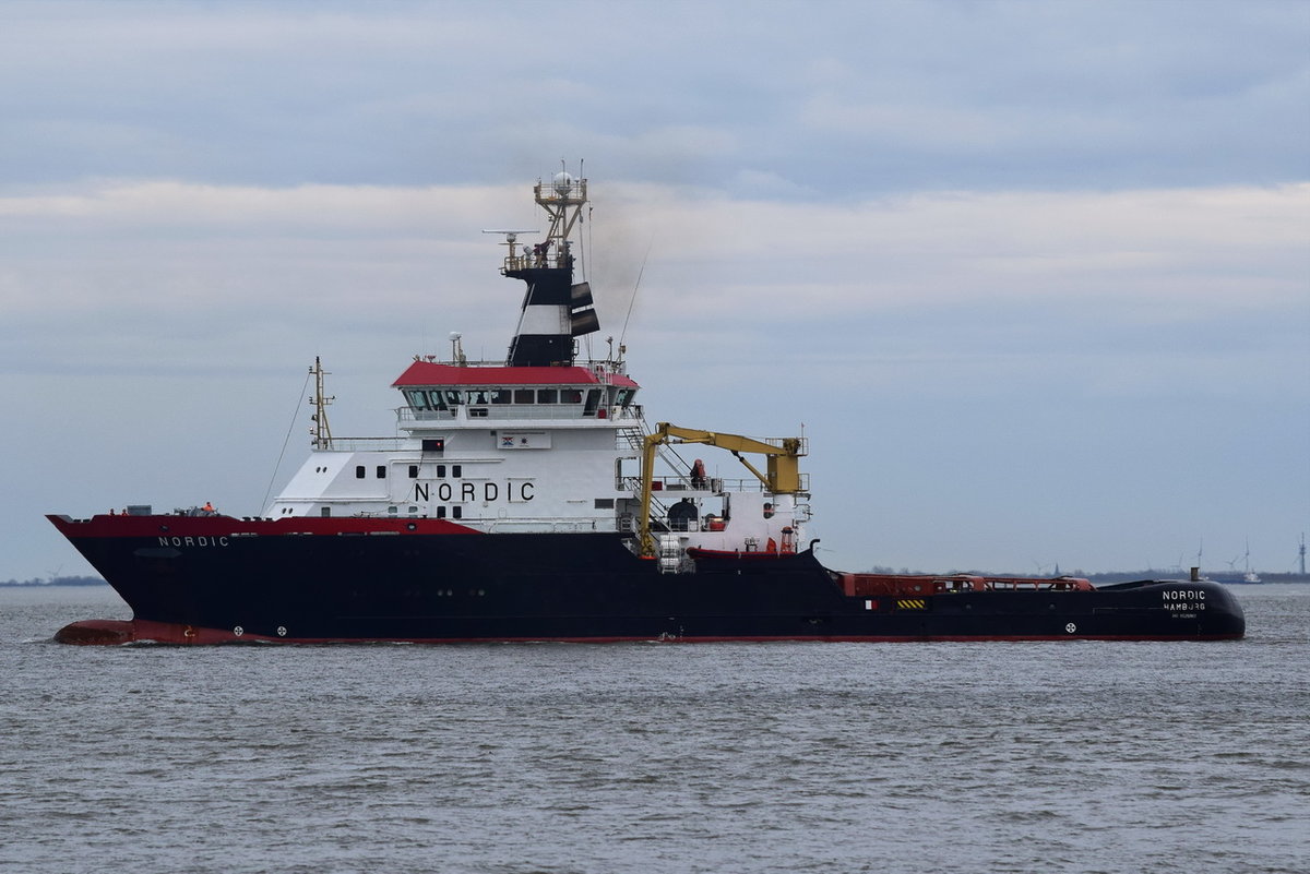 NORDIC , Schlepper , IMO 9525962 , Baujahr 2010 , 78.29 × 16.53m , 04.04.2018 Cuxhaven Alte Liebe