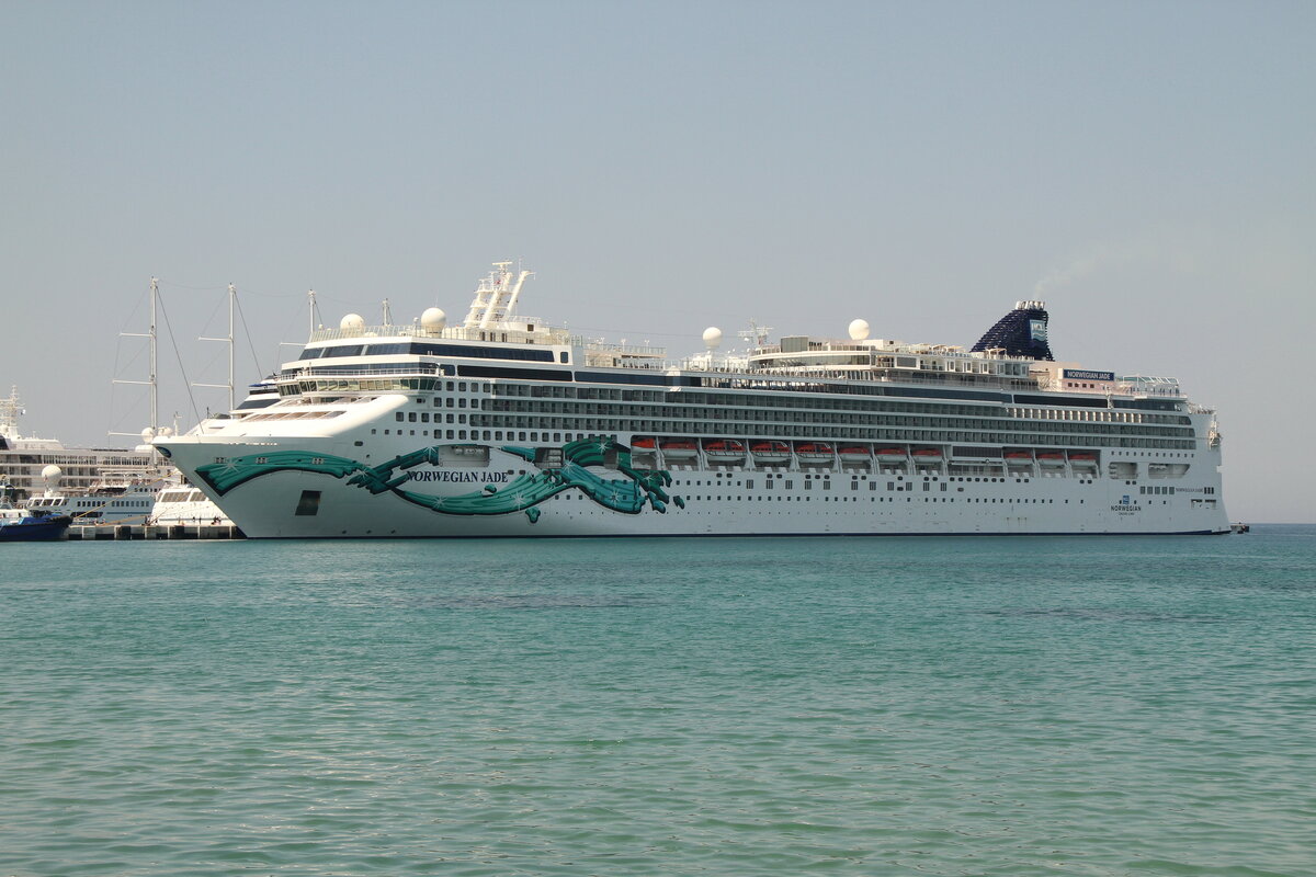 Norwegian Jade am  16.05.2022 in Kusadasi (Türkei)