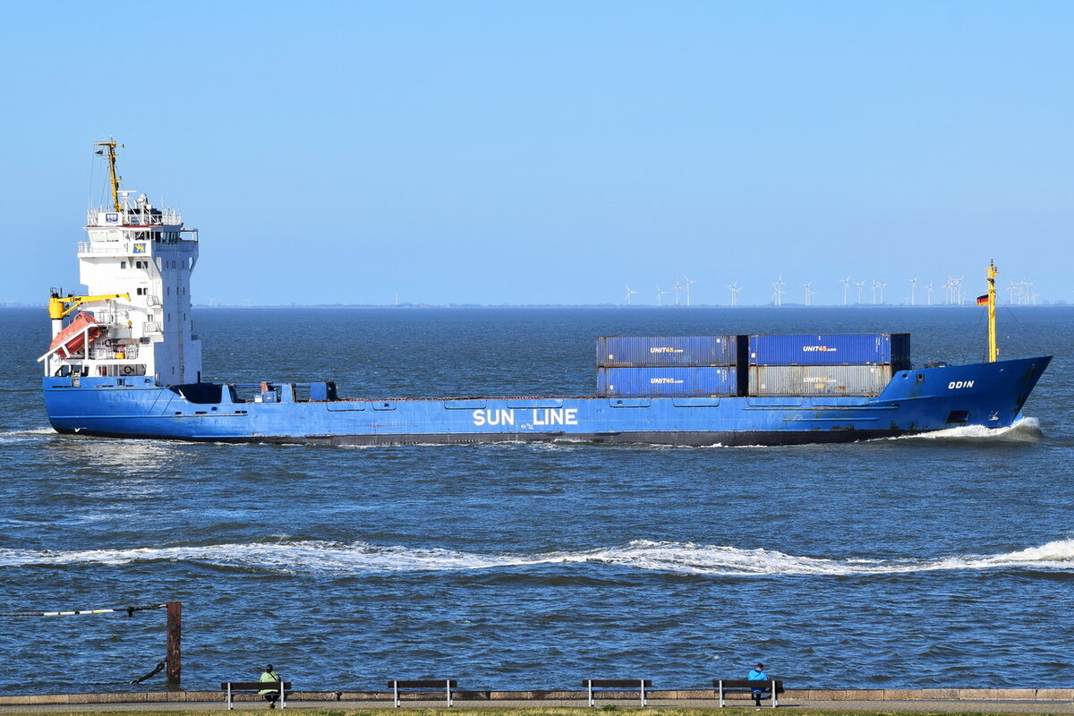 ODIN , General Cargo , IMO 9101144 , 97.51 x 15.9 m , Baujahr 1994 , 19.04.2022 , Cuxhaven