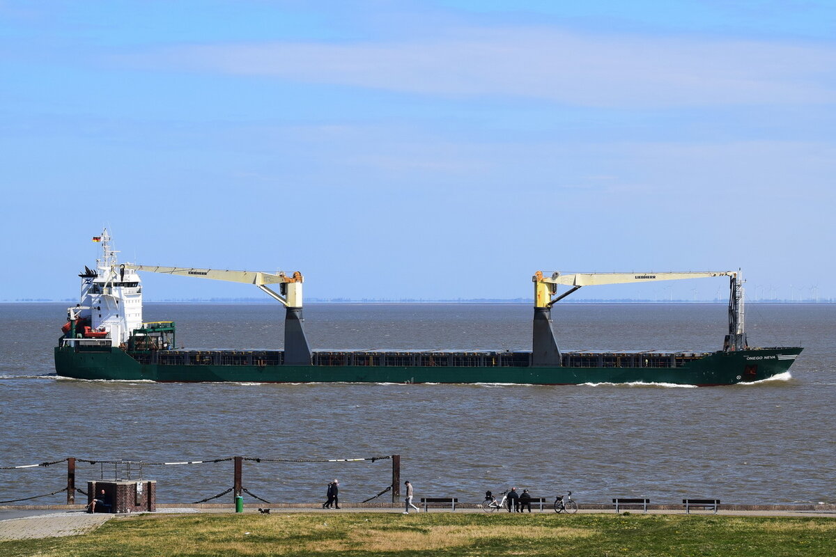 ONEGO NEVA , General Cargo , IMO 9438585 , 145.63 x 18.29 m , Baujahr 2008 , Cuxhaven , 22.04.2022