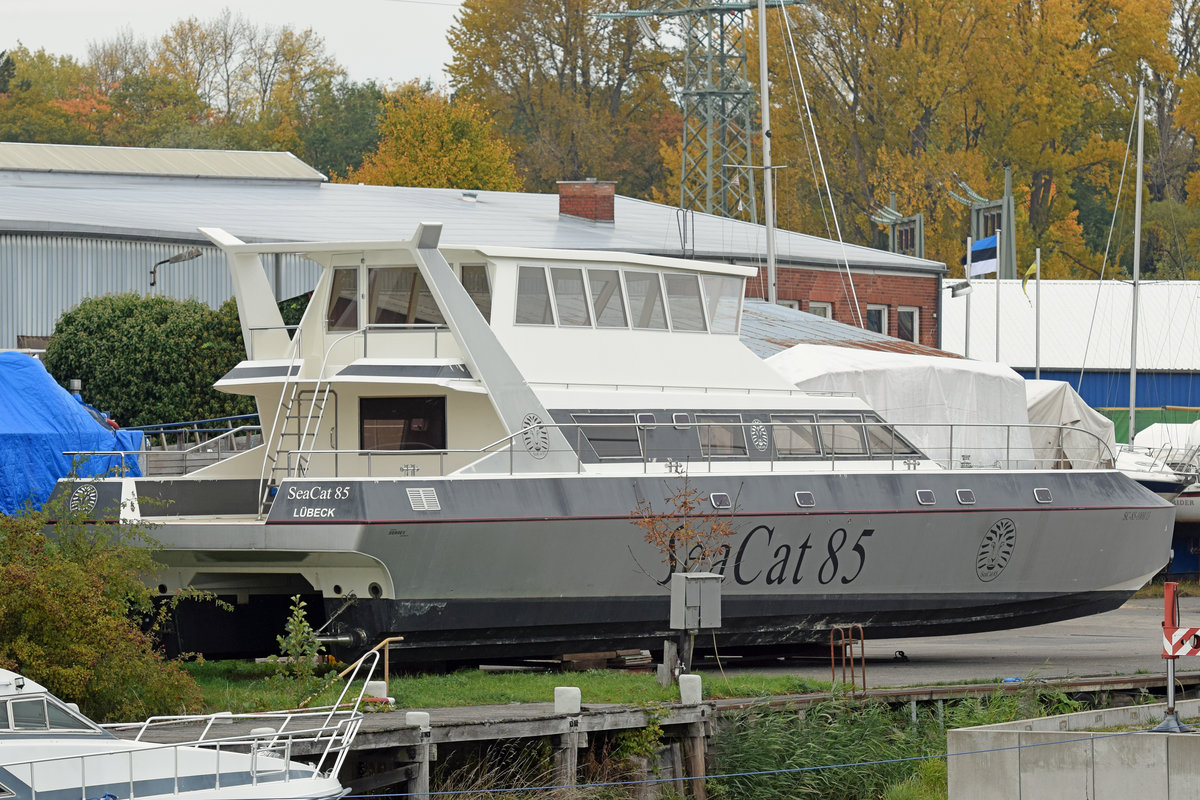  Patrol-Boat  SeaCat 85 am 20.10.2020 in Lübeck.