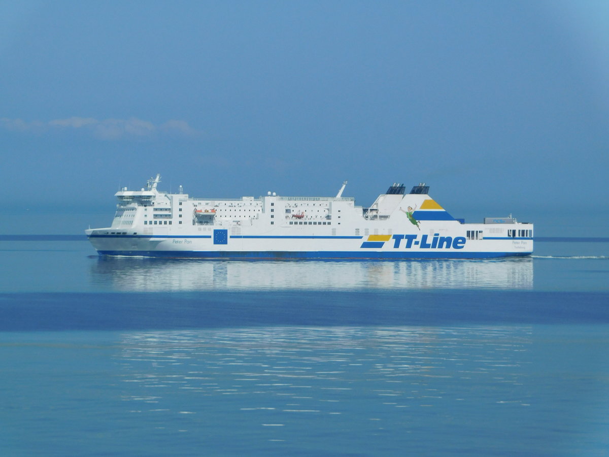 Peter Pan auf der Ostsee, 24.07.19, von der Skane aus aufgenommen. 