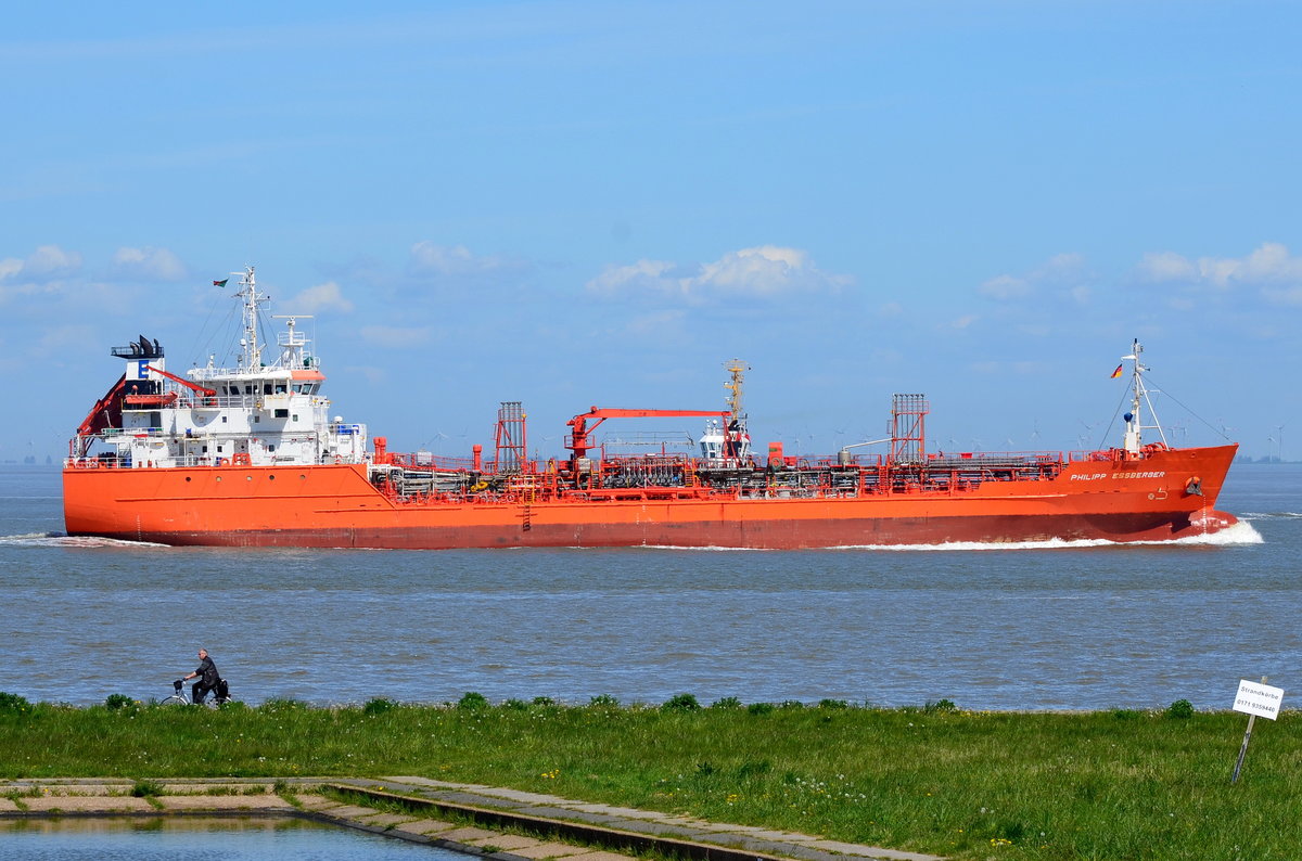 PHILIPP ESSBERGER , Tanker , IMO 9191163 , Baujahr 2003 , 100 × 17m , 15.05.2017  Cuxhaven