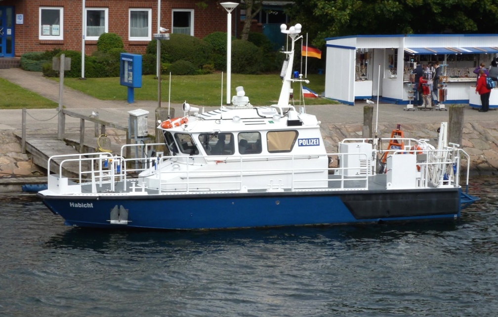 Polizeiboot Habicht in Travemnde am 08.09.2013

