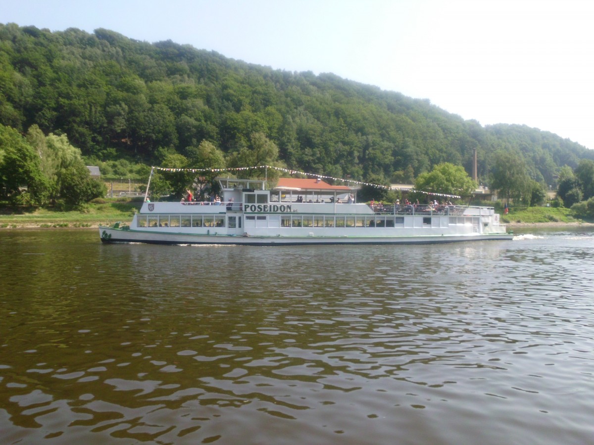 Poseidon am 27.07.2013 auf der Elbe