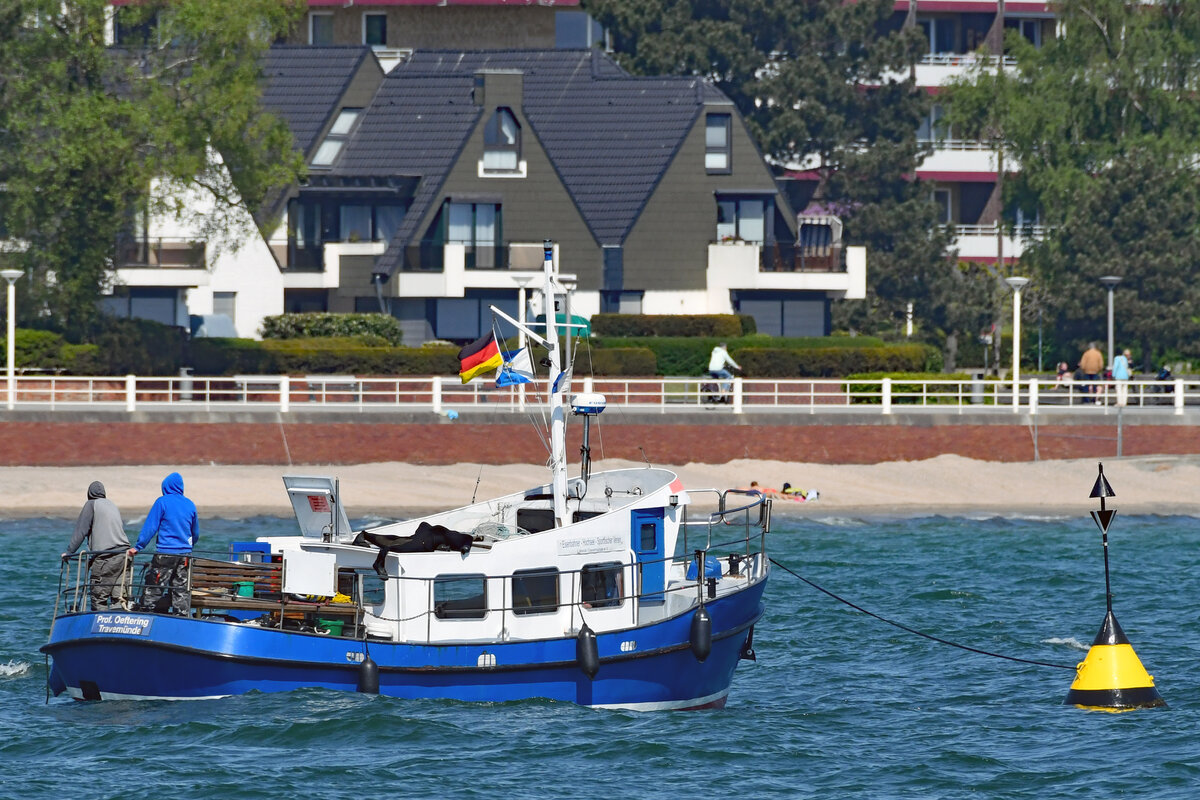 PROF. OEFTERING am 12.05.2023 in der Ostsee vor Lübeck-Travemünde