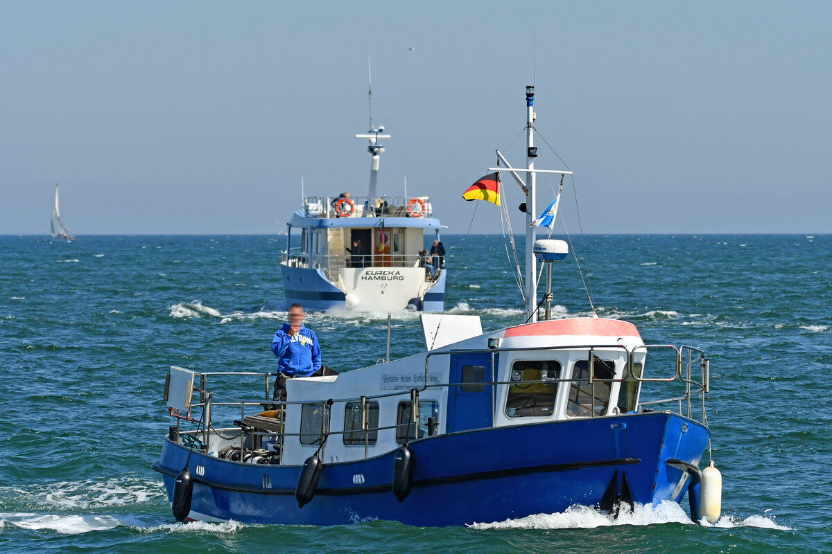 PROF. OEFTERING am 12.05.2023 in der Ostsee vor Lübeck-Travemünde