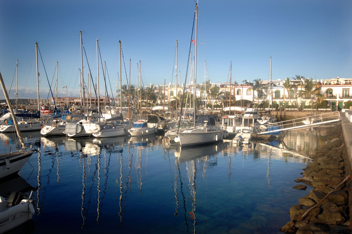 Puerto de Mogán auf Gran Canaria. Aufnahmedatum: 16. Oktober 2009.