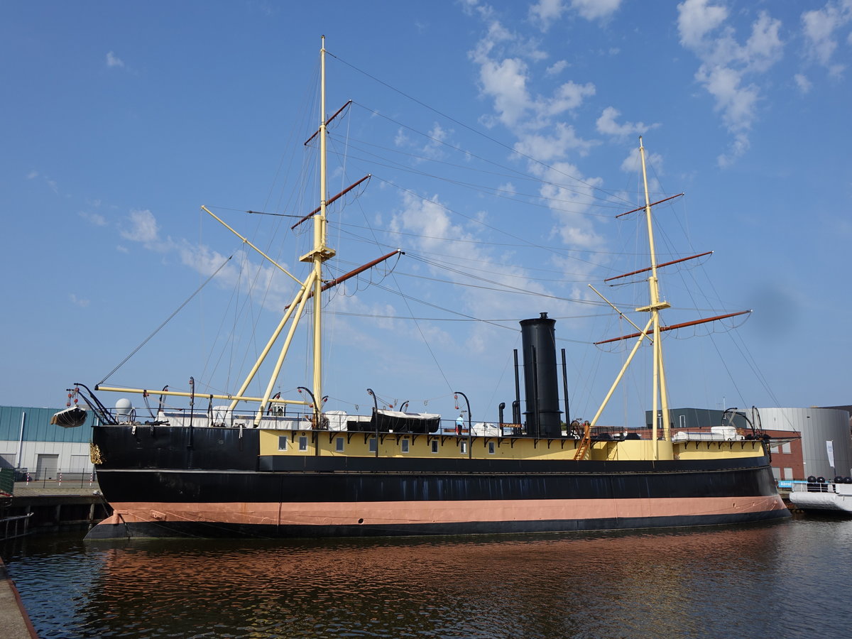 Rammschiff Schorpionen, erbaut 1868, Marinemuseum Den Helder (27.08.2016)