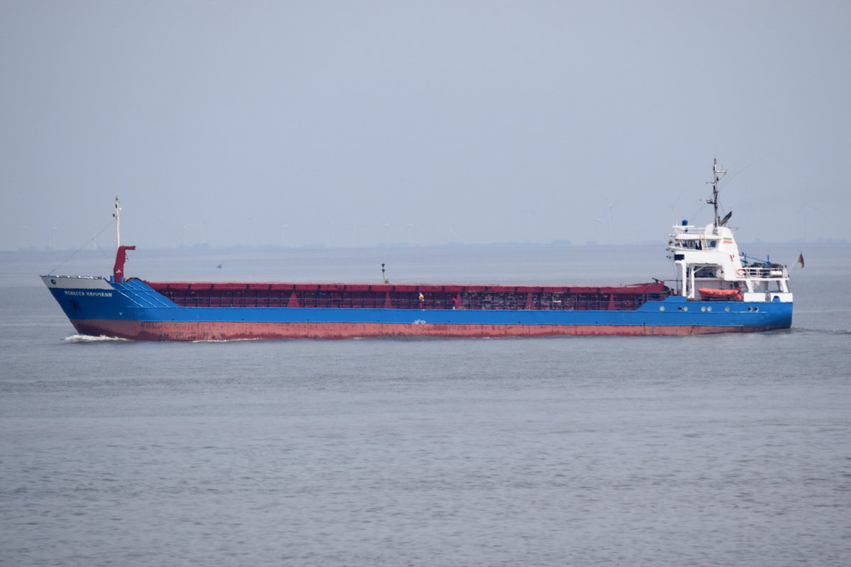 REBECCA HAMMANN , General Cargo , IMO 9119634 , Baujahr 1995 , 76.4 × 11.7m , 17.05.2017  Cuxhaven