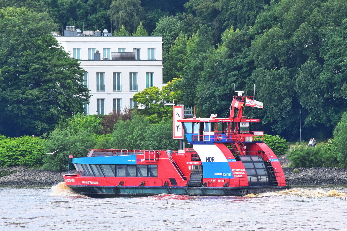 REEPERBAHN , Passagierschiff , ENI 05117160 ,  29 x 8 m , Rüsche Park , 08.06.2020