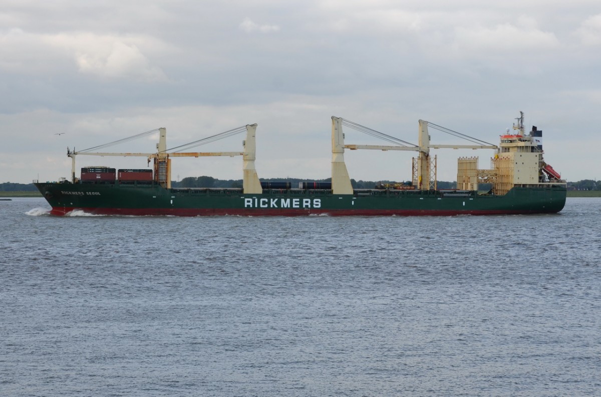 RICKMERS SEOUL , Stückgutschiff , IMO 9244556 , Baujahr 2003 , 193 x 27 m , 1888 TEU , Lühe  16.06.2015