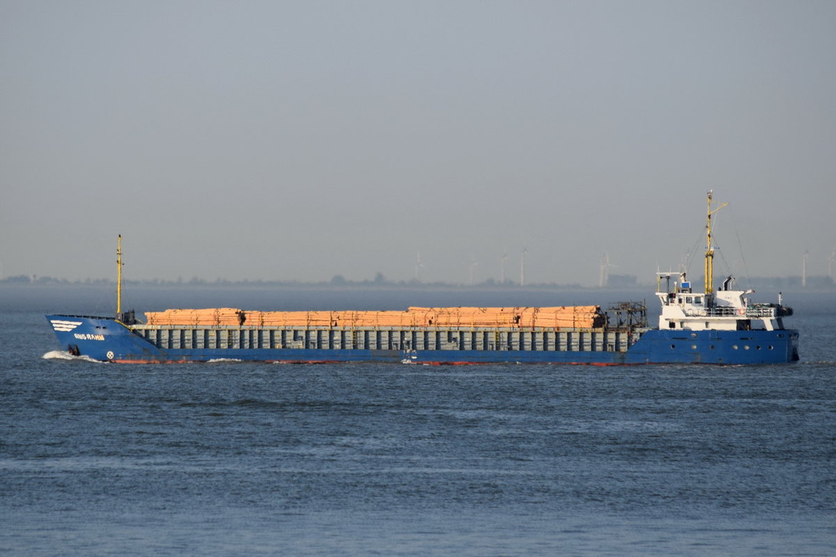 RMS RAHM , General Cargo , IMO 	9117973 , Baujahr 1995 , 82 × 11m , 17.05.2017  Cuxhaven