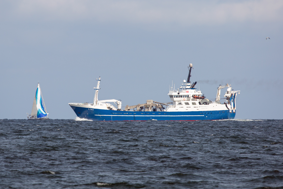 ROCKALL (IMO 9182320) vor Sassnitz vom Hafen Mukran kommend. - 04.09.2021