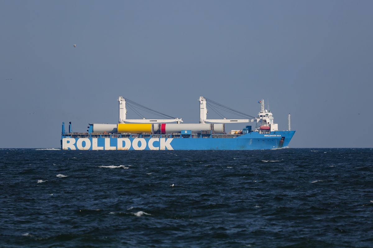 ROLLDOCK SEA (IMO 9404704) auf der fahrt zum Fährhafen Mukran. - 16.08.2018
