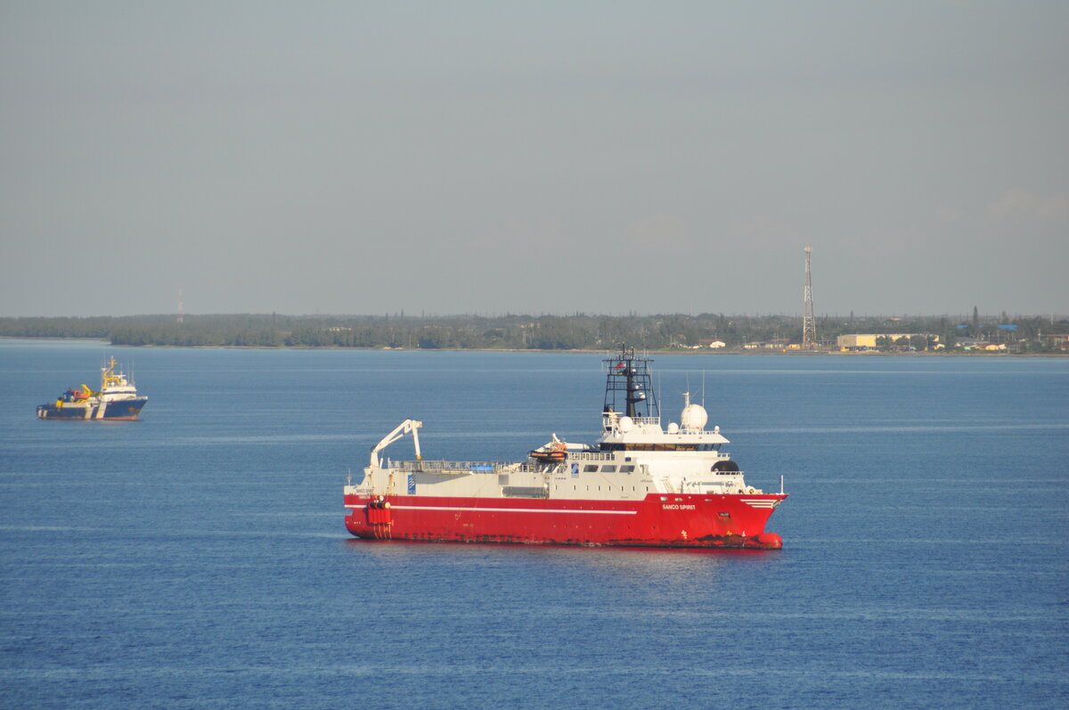  Sanco Spirit  IMO:9429936 aufgenommen am 22.01.2015 vor den Bahamas