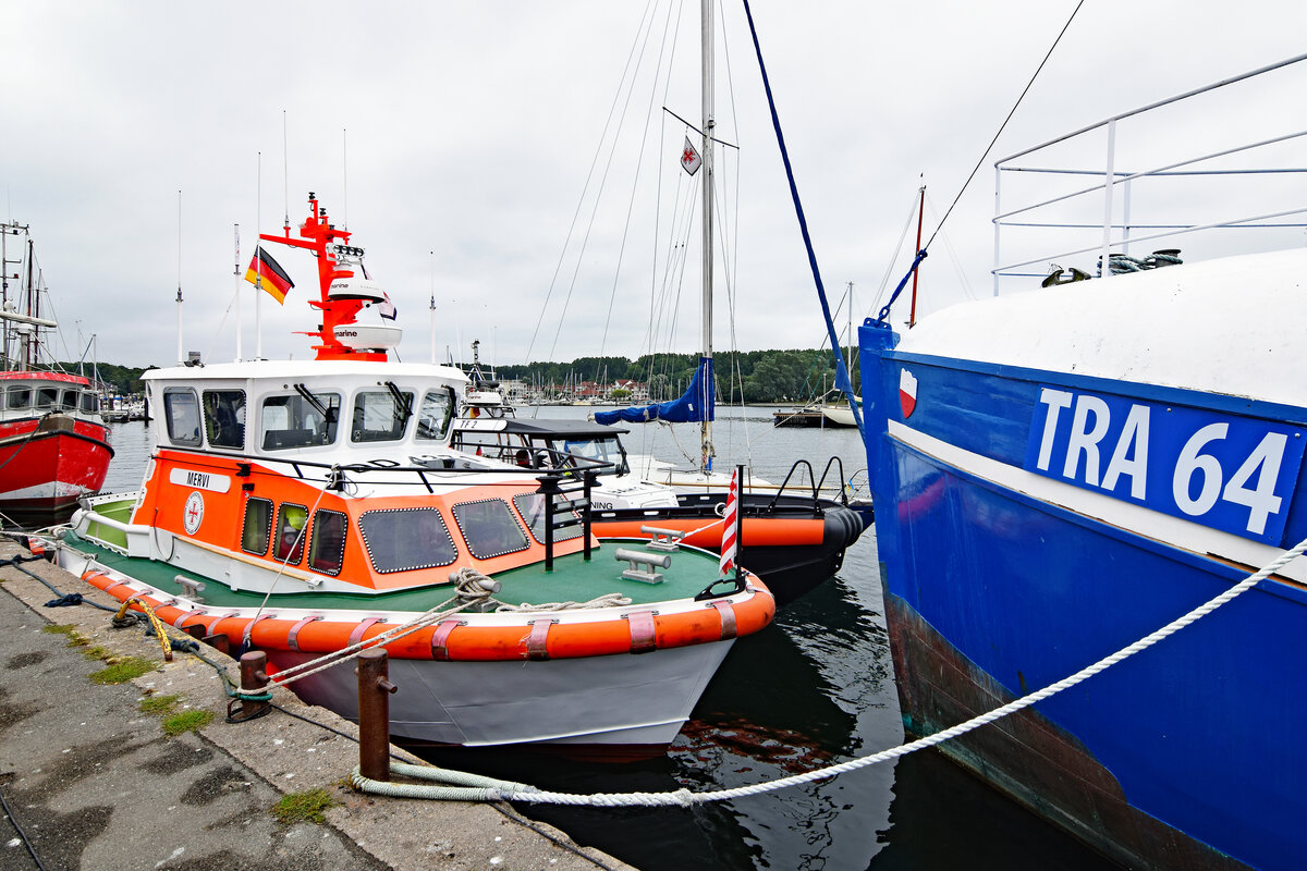 SAR-Boot MERVI am 27.08.2022 in Lübeck-Travemünde