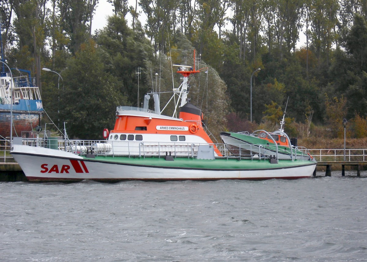 SAR Schiff  Arwed Emminghaus  am 17.10.13 in Rostock.