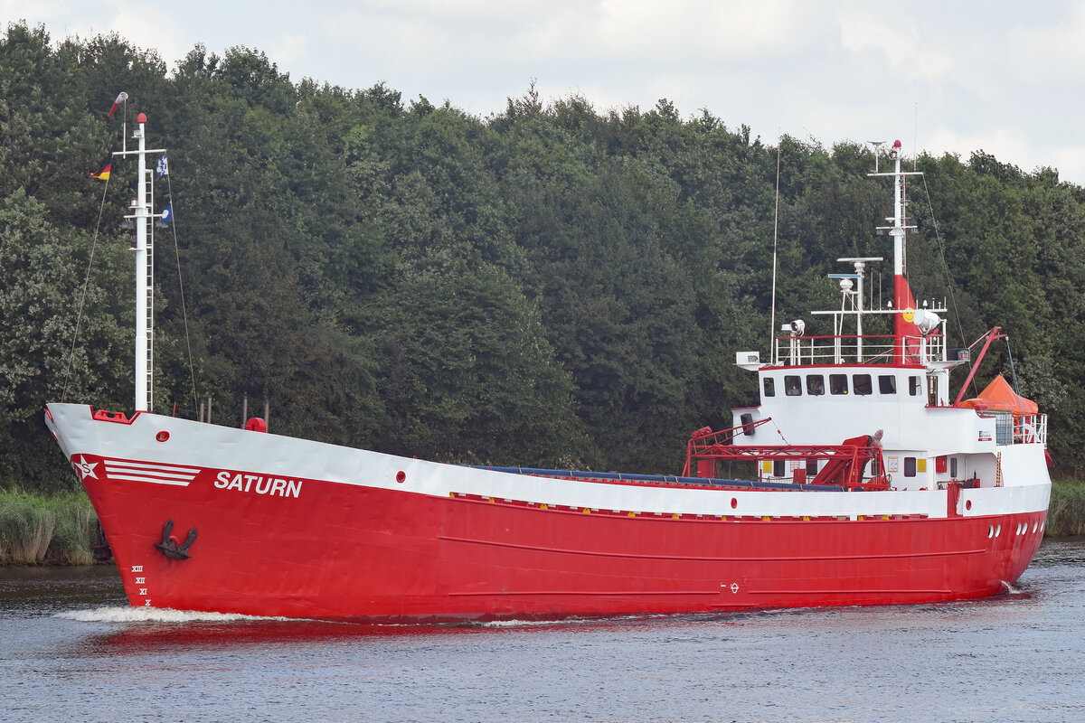 SATURN (IMO 6604690) am 24.07.2021 im NOK (Nord-Ostsee-Kanal) 