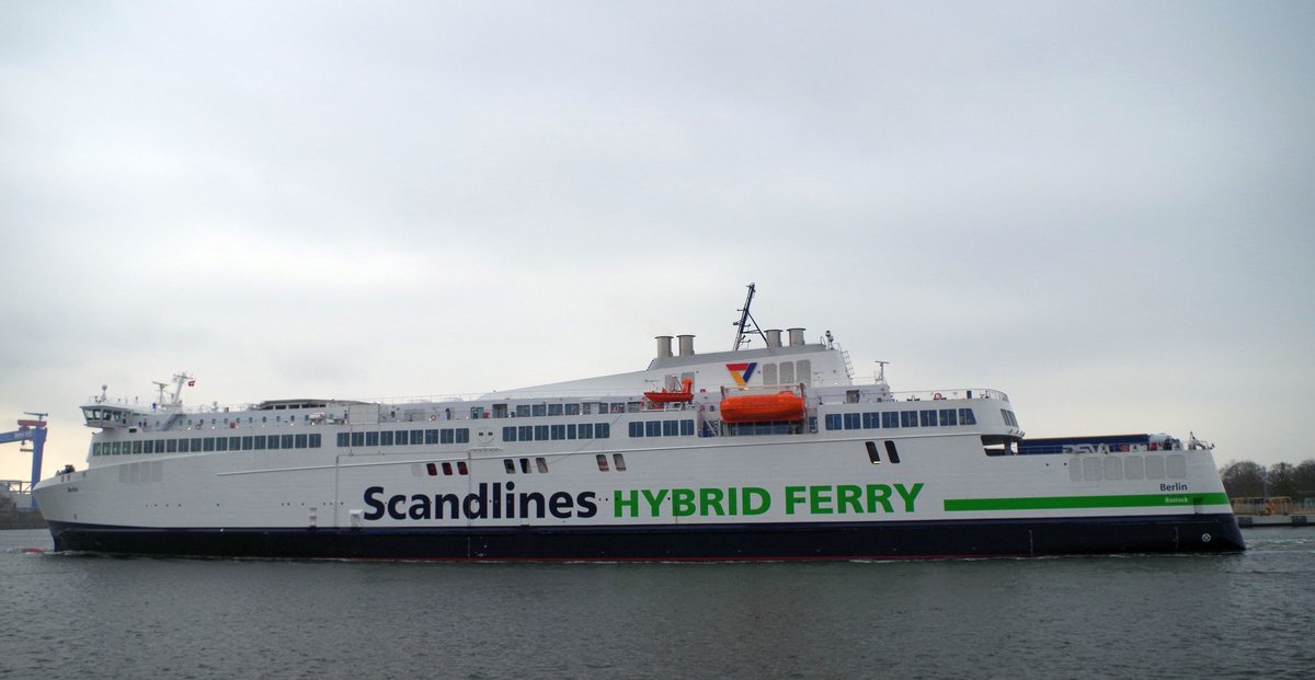 Scandlines Fährschiff MS Berlin am 29.03.17 in Rostock