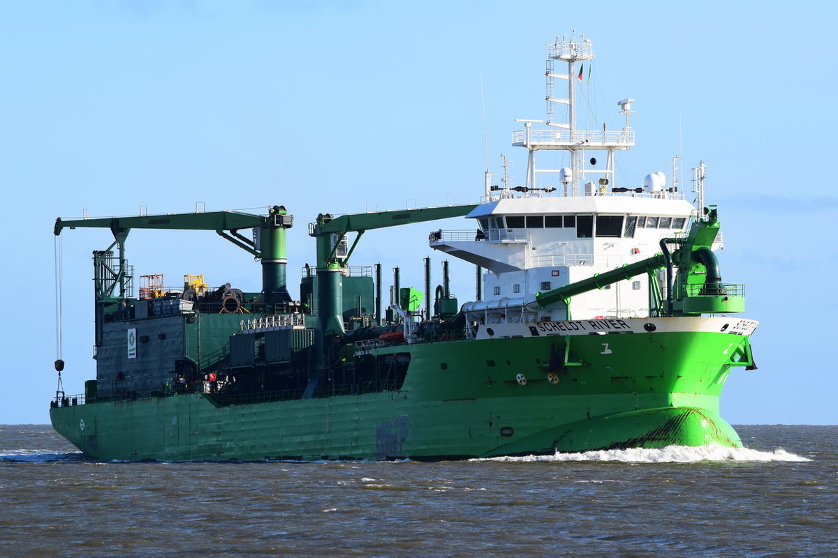 SCHELDT RIVER , Saugbagger , IMO 9778143 , Baujahr 2017 , 116 × 26m , Cuxhaven , 13.05.2019