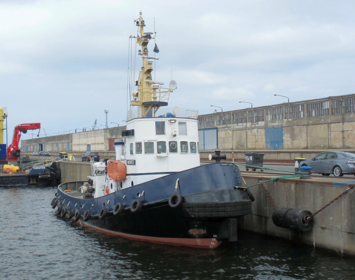 Schlepper  Moritz  am 23.04.14 in Rostock.