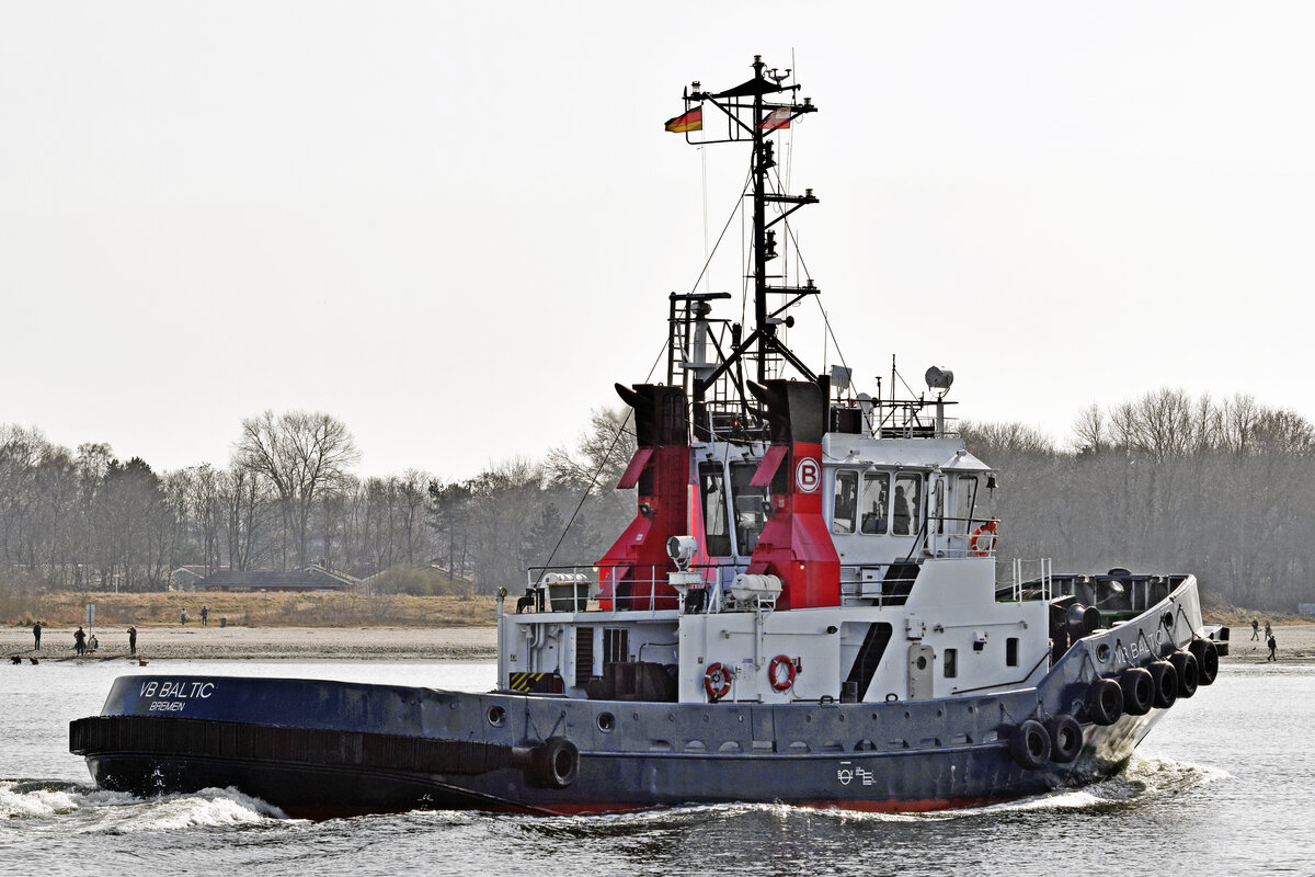 Schlepper /Tug VB BALTIC (IMO 8915471) am 25.03.2022 in Lübeck-Travemünde